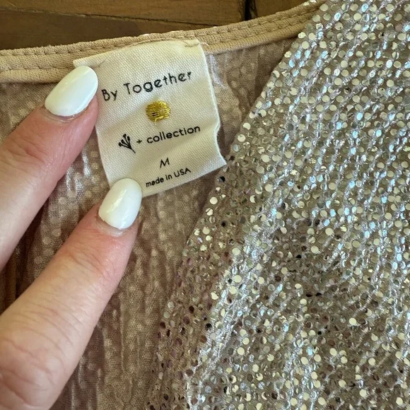 By Together Shimmering Sequin Romper - Picture 2 of 4